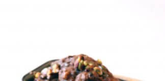 Súkkulaði ís með svartbauna födge