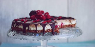 Þriggja laga vegan spari kaka