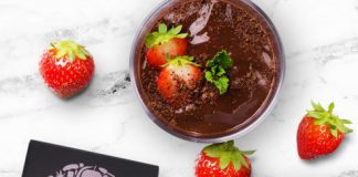 Vegan súkkulaðimús með aquafaba