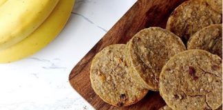 Bananamöffins deluxe! Vegan, trefjaríkar bragðbombur.