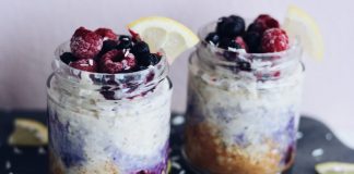 Vegan krukkugrautur sem kitlar bragðlaukana